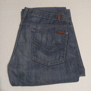 7 For All Mankind Men's Bootcut Lightweight Jeans Size 36 T520B685U